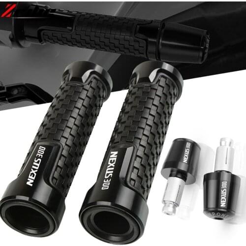 FOR PIAGGIO Nexus 300 NEXUS300 2008-2012 2011 2010 2009 Motorcycles 7/8"22mm Handlebar knobs Hand Grips Handle Bar End Cap Plug