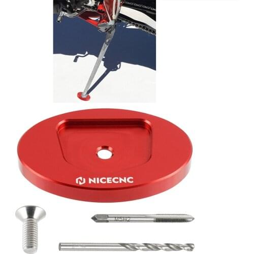 NICECNC Oversized Side Kicsktand Foot Pad Kick Stand Extender For BETA RR RS RR-S 125 150 200 250 300 350 400 450 500 XTrainer