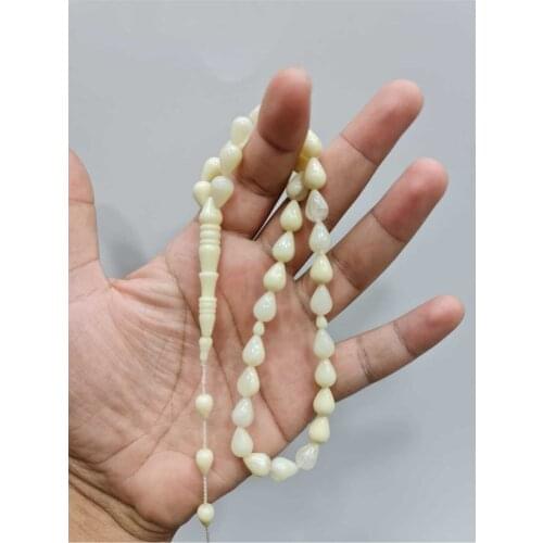 Islamic Tasbih Muslim Rosary Beads 33 Prayer Rosary For Men Bracelet For Men Accessory amber oltu amber stone Handmade Turkey