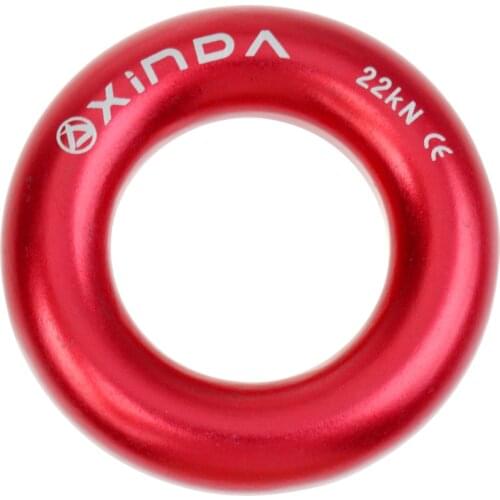 MagiDeal Hot Sale 22KN Aluminum Rappel Ring Bail-Out Rappelling Rigging Climbing Caving Survival Equipment Travel Kits