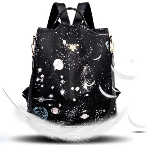 Fashion Large Capacity Backpack for Women Teenage Girls Student School Bag Travel Backpacks Waterproof Shoulder Bags for Female