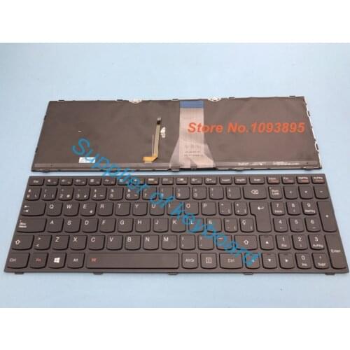 NEW Spanish keyboard for Lenovo Z50 70 75 Z50-70 Z50-75 Series Laptop Spanish Keyboard Black Frame With Backlit
