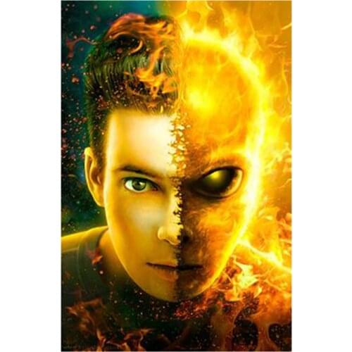 New Arrivals DIY Full Round/Square Diamond Painting Character 3D Embroidery Cross Stitch Rhinestone Mosaic Home Decor Art Y1012