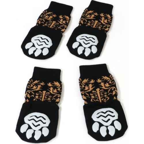 New extra large pet socks Alaskan pine lion Golden hair samo socks big dog foot cover non-slip warm