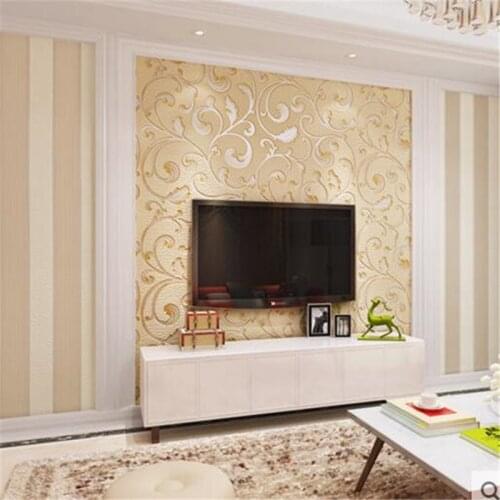 Beibehang High - grade living room wallpaper European AB version TV background papel de parede sofa bedroom deerskin wallpaper