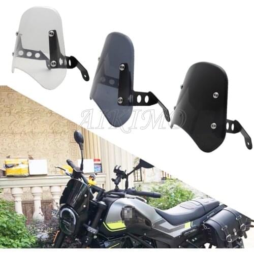 1set Motorcycle Front Windshield Fairing ABS Windscreen Cover For Benelli Leoncino 250