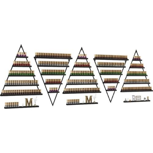 Hot Wall Shelf for nail polish Manicure Shop Nordic metal Organizer Iron rack nail oil shelf metal storage rack Shelf organizer