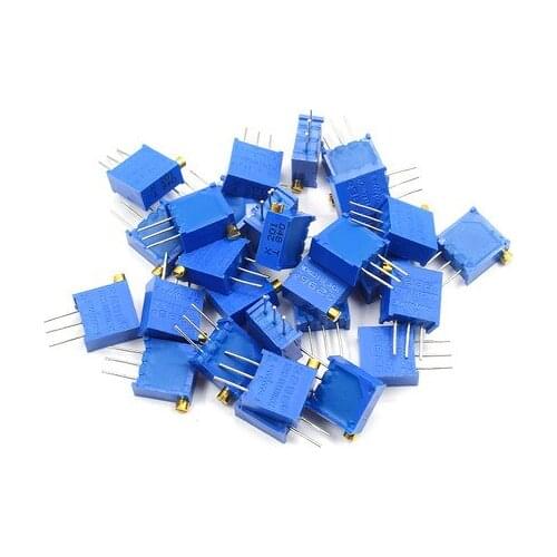 10PCS 3296X-102 1k Multiturn Trimmer Potentiometer Precision Variable Potentiometers 3296 Potentiometers X102 102