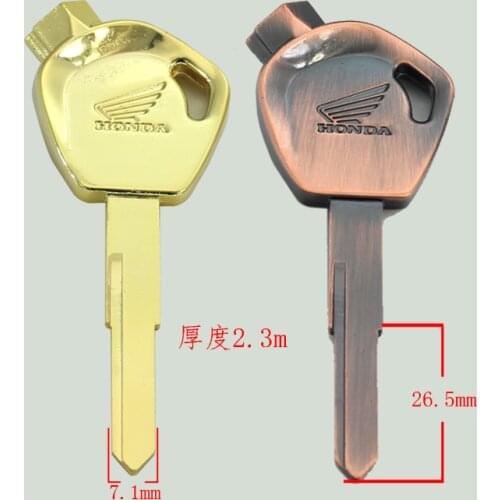 C562 plating handle with magnetic PHD 38 gold Motorcycle left groove and right groove blank keys