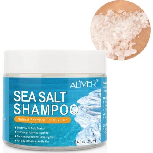 240ml Original Hair Thickening Sea Salt Shampoo Bar Enhance Hair Root Anti Hair Loss Restoration Grow Hair Care