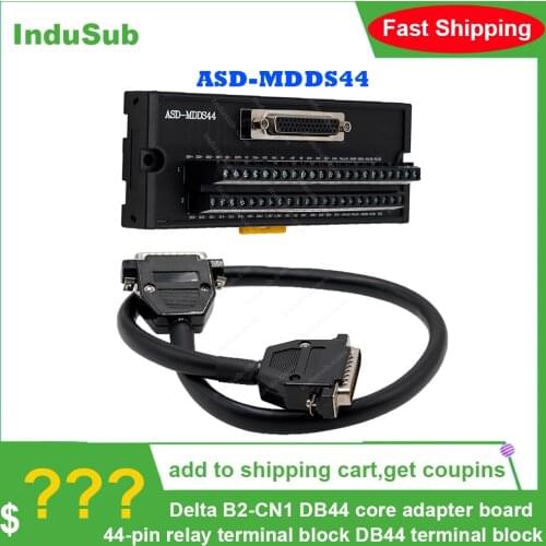 ASD-MDDS44 Delta B2-CN1 DB44 Core Adapter Board 44-pin Relay Terminal Block DB44 Terminal Block