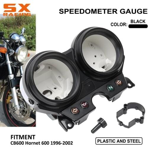 Motorcycle Speedometer Tachometer Instrument Gauge Case Cover Accessories For Honda CB600 CB 600 Hornet 600 1996-2002