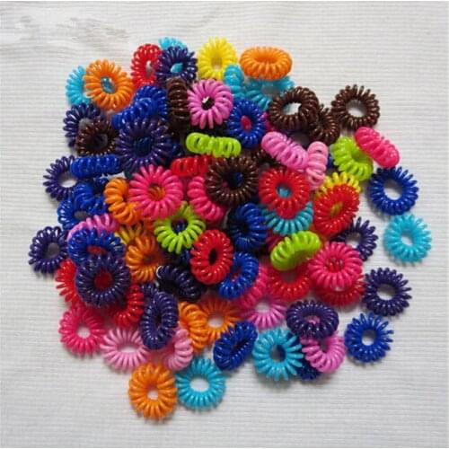 TEROKK Women Hair Ring Telephone Cord Elastic Ponytail Holders Hair Rings Scrunchies For Girl Rubber Band Tie