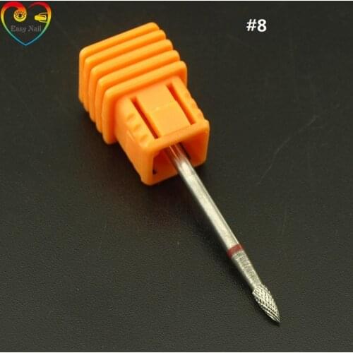 Carbide Nozzle Remove Cuticle Nail Drill Bit Milling Cutter For Nail Art Salon Electric Drill Manicure Machine File Nail Tools