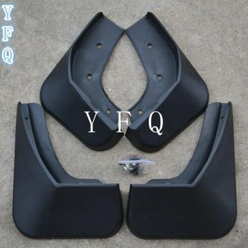 High-quality plastic Mud Flaps Splash Guard Fender car styling for 2014-15 Peugeot 2008