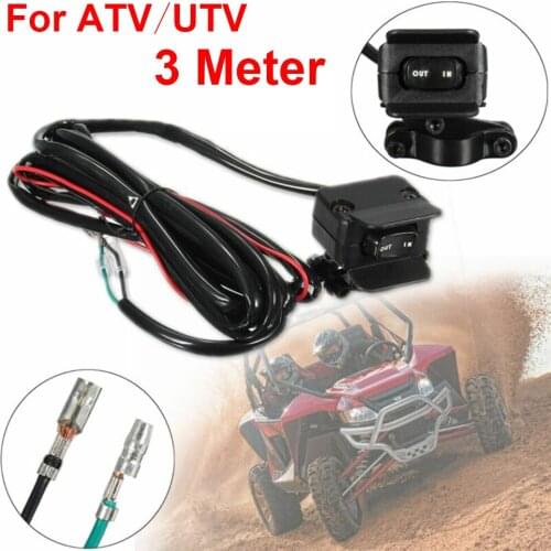 Parts Winch switch Nylon plastic Black For ATV/UTV Handlebar Accessories