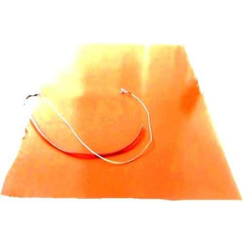 1100*1100*1.5mm 220v 3000w big size silicone heat bed for 3d printer K type thermocouple 1000mm lead out from middle of 1 side