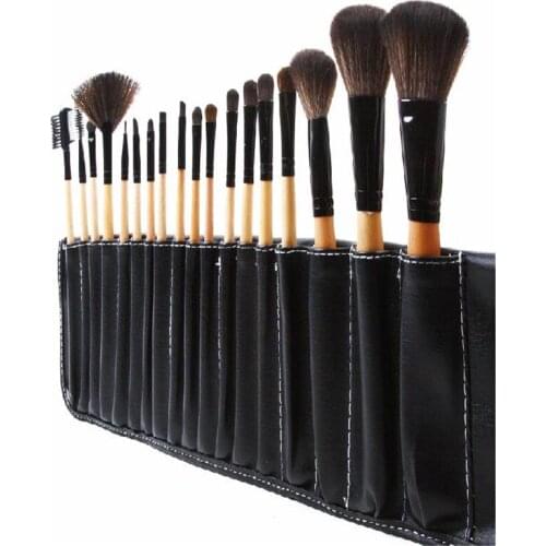18pcs Soft Professional Artist Makeup Brushes Set Kit with PU Bag Eyeshadow Blusher Lip Brush Makeups Tool