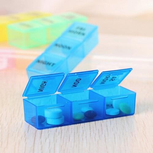 7 Days Weekly Tablet Pill Medicine Box Holder Storage Organizer Container Case Pill Box Splitters