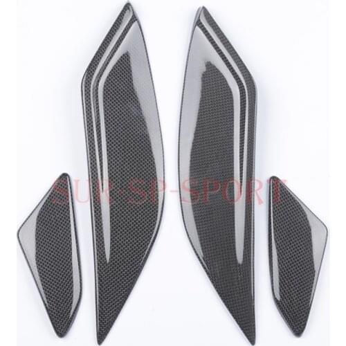 Tank Side Panels Trim Cover Fairing For FZ1 FZ1 Fazer Carbon Fiber