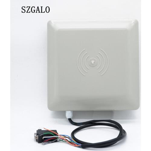 Private Domain Document Recognizer UHF Integrative 5 Meters Long Range RFID Reader with 8dbi Antenna RS232/RS485/Wiegand26 Port