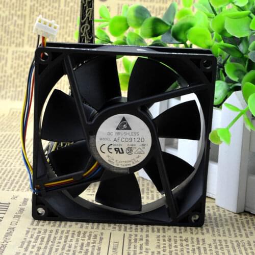 Brand new original AFC0912D 12V 0.46A 9225 four-wire PWM cooling fan