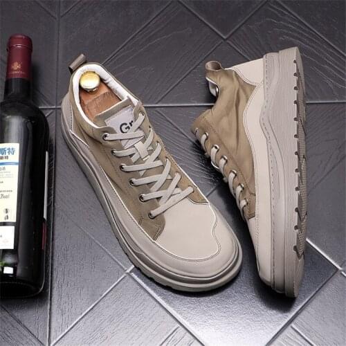 Breathable Mens Sneakers Flat Casual Shoes Board Shoes Chaussure Homme