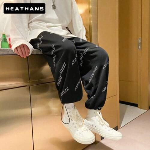 Joggers Men Sweatpants Slim Comfortable Pant Autumn Winter Casual Streetwear Loose Trouser Japanese Trendy Sweatpants M-XXL