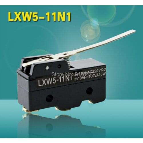 LXW5-11N1 SPDT NO NC Momentary Straight Hinge Lever Limit Switch Microswitch