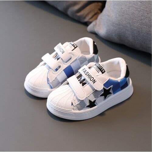 New Children Shoes Girls Boys Sneakers Shoes Antislip Soft Bottom Comfortable Kids Sneaker Toddler Casual Flat Sports white Shoe