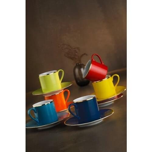 Kutahya has Porcelain Dream Colorful Coffee Cup Pad