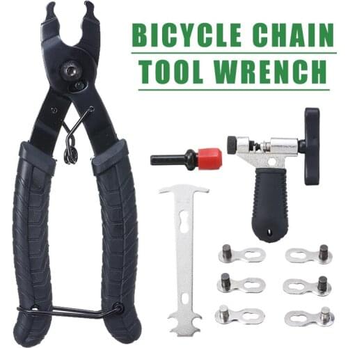 MTB Bicycle Chain Tools Link Pliers Chain Checker Remover Repair Wrench Chain Caliper Cutter Mountain Bike Repairing Tool