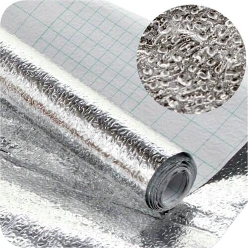 Wall Sticker Thicker Aluminum Foil Cupboard Stickers For Kitchen Waterproof Selfadhesive Wallstickers 18MAY28