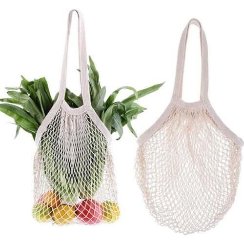 Mesh Shopping Bag Reusable String Fruit Storage Handbag Totes Women Shopping Mesh Net Woven Bag Shop Grocery Tote Bag Hot Sales