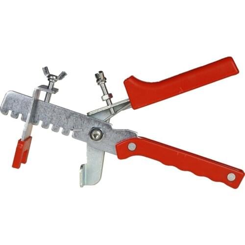 1pc Wall Tile Leveling System Leveler Clip Spacers Plier Floor Installation Tile Alignment Tool Color Random(Red/Yellow)