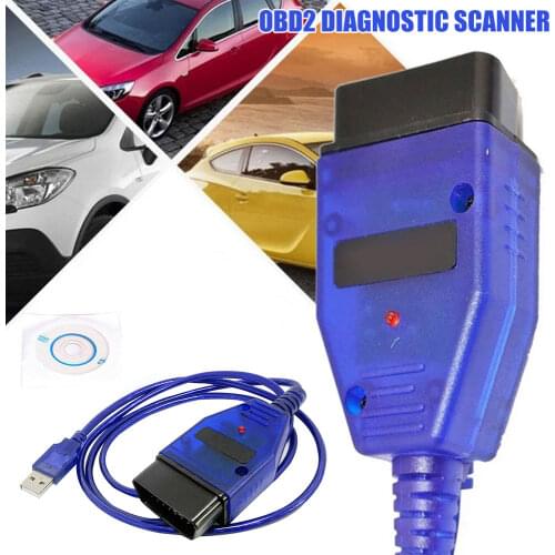 VAG-COM KKL 409.1 OBD2 USB Cable Tool for Audi VW Scanner Scan SEAT Volkswagen of KW 1281 and KW 2000 Vag Com Auto Full Support