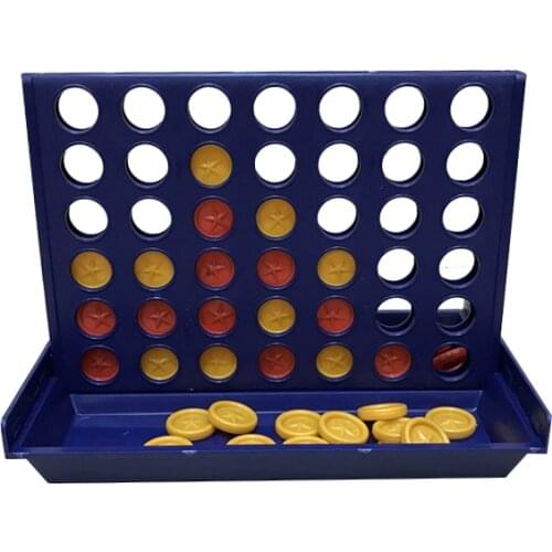 High Quality Yellow/Red Plastic Four In A Row 4 In A Line Funny Kids Families Parties Classic Bingo Board Games Entertainment