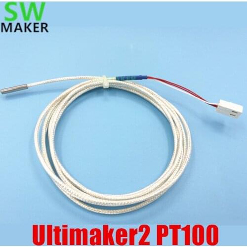3D printer parts Ultimaker 2 UM2 PT100 A sensor Hotend Thermocouple Sensor M3*15 mm Germany chip 1300mm length for olsson block