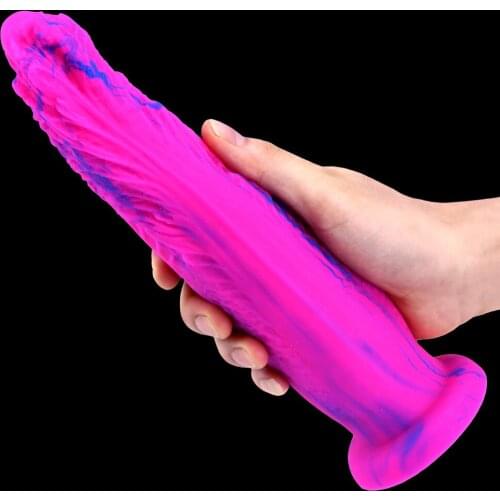 Liquid silicone Big Anal Dildo G Spot Design Penis Dong Erect Fake Cock Strapon Anal Butt Plug Adult Products Anus Toy for Women
