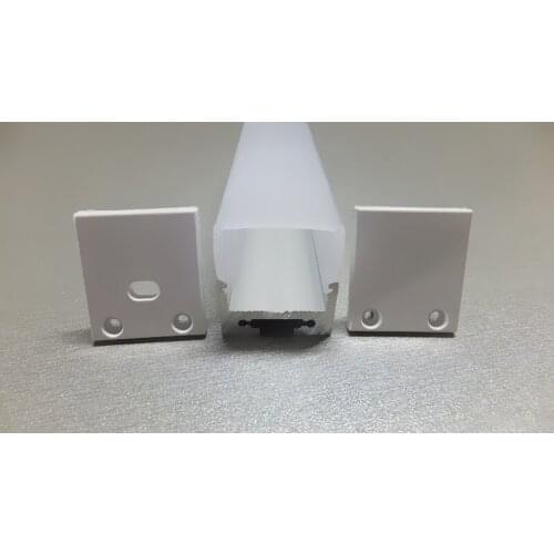 1M/3.3ft U-Shape Aluminum Channel/Extrusion for Recessed/Suface Mounted LED lightings with flex/hard LED Strip Light 10m/Lot