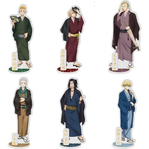 15cm Japanese Anime Tokyo Revengers Figure Acrylic Stands Takemichi Manjiro Characters Model Plate Fans Gift Desk Decoration