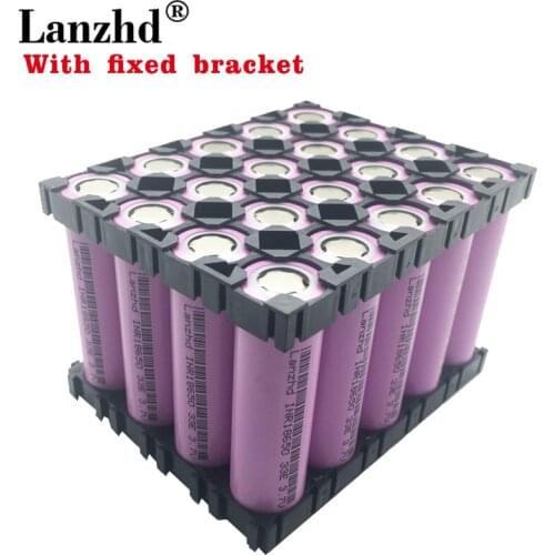 20PCS 18650 with fixed bracket Batteries 3.7V lithium 3300mAh 30A INR18650 battery pack 18650 Holder and Splicing Bracket