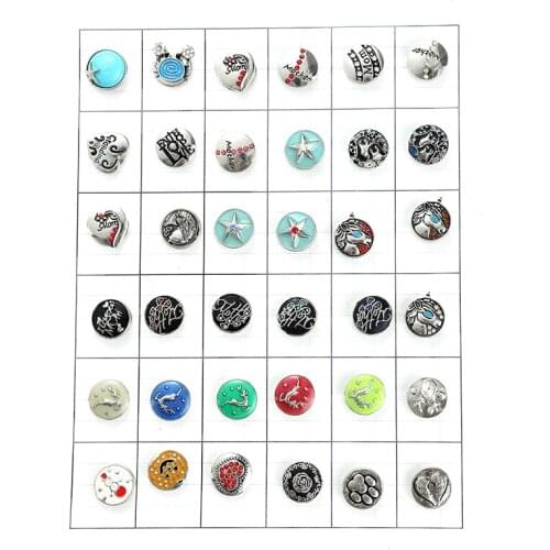 4pcs/lot Newest Snap Jewelry Bracelets Colorful Crystal Rhinestone Flower 18mm Metal Snap Buttons Fit DIY Snap Button Bracelet