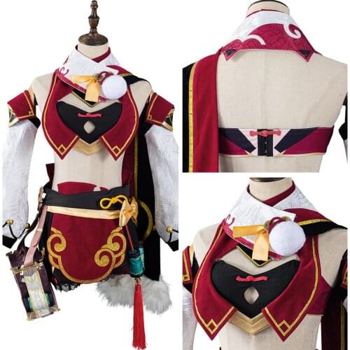 Anime Game Genshin Impact Yan Fei Cosplay Costume Outfits Halloween Carnival Suit