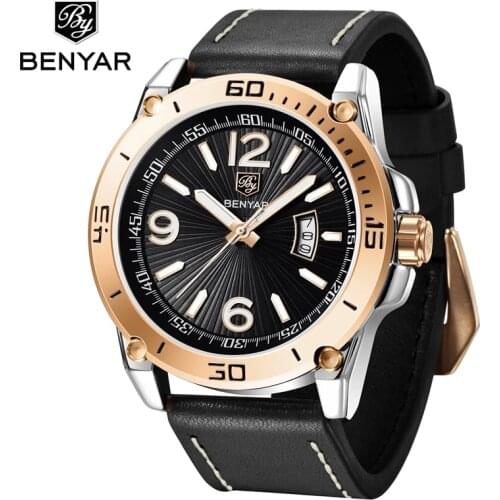 BENYAR Top Brand Luxury Mens Watch Military Sports Watch Mens Waterproof Quartz Watch Waterproof Mens Watch Relogio Masculino