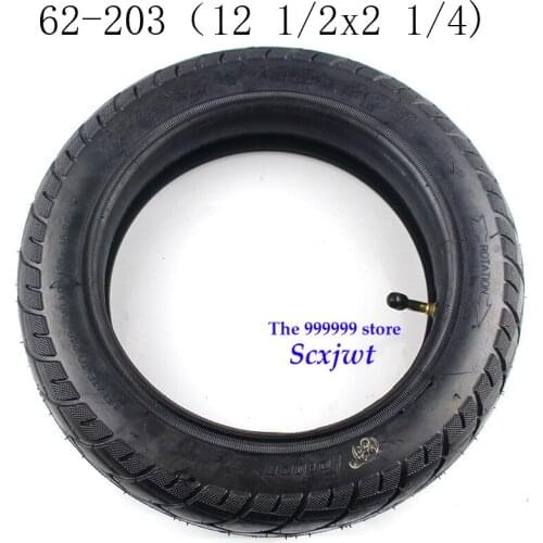 Free shipping new 12 1/2 X 2 1/4 ( 62-203 ) fits Many Gas Electric Scooters and e-Bike 12 1/2X2 1/4 wheel tyre & inner tube