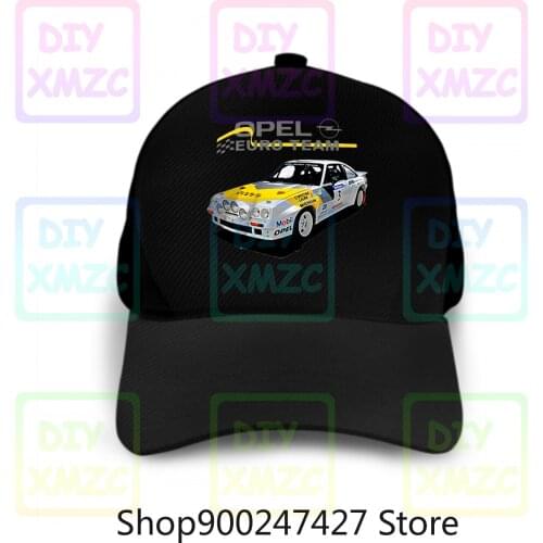 Opel Manta 400 Baseball Cap Euro Rally Team Grb Wrc Racing Soft Hats Vauxhall Cavalier Unisex Racing Tee