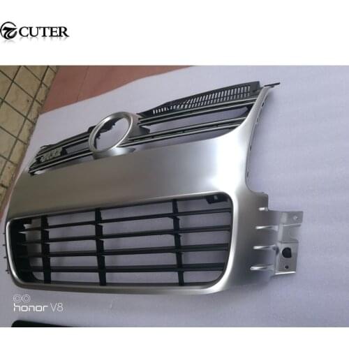 Golf 5 R32 ABS Black front Bumper Mesh Grille Grills For VW Golf5 MK5 R32 Bumper 2005-2009
