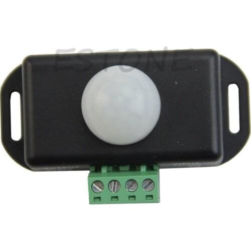 DC 12V/24V Body Infrared PIR Motion Sensor Switch For LED Light Strip Automatic -Y103