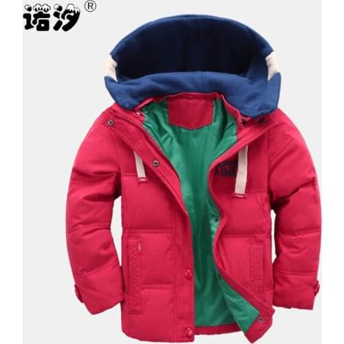 Boys clothes 1-11T kids winter coat white duck down windbreakers baby boys autumn warm jacket chidlren spring clothes new tops